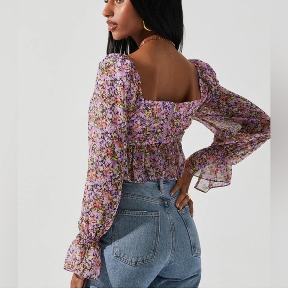 NWT ASTR The Label Luann Blouse Top Size M - Picture 9 of 11